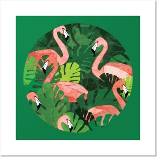 Flamingos Posters and Art